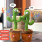 Dancing Cactus Toy for Kids Decoration Holiday Gift with Recording Portable Twisting Music Song