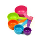 5 Piece Multi colour Measuring Cup