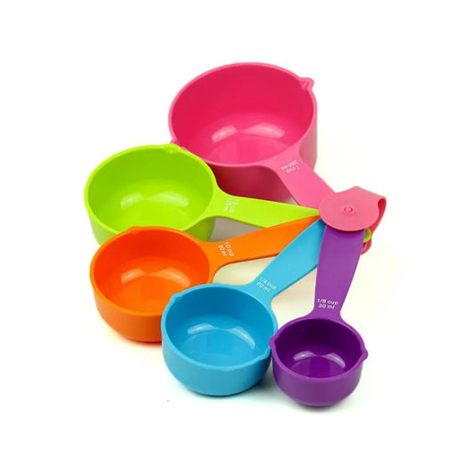 5 Piece Multi colour Measuring Cup