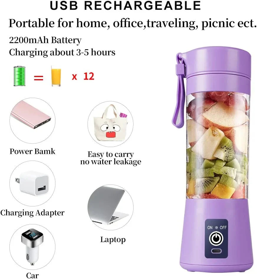 Mini USB Rechargeable Juicer