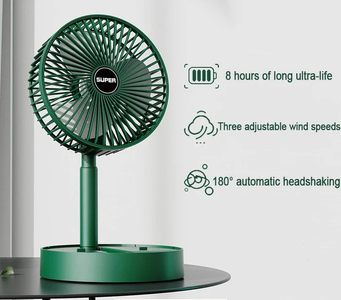 Rechargeable Folding Electric Fan