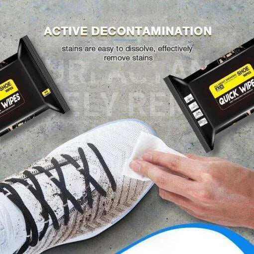 Quick Shoe Cleaning Wipes