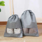 Shoe Pouches & Dustproof Travel Organizer (4 Bags)