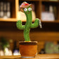 Dancing Cactus Toy for Kids Decoration Holiday Gift with Recording Portable Twisting Music Song