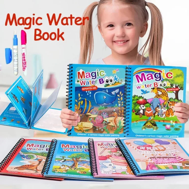 Magic Water Coloring Book for Kids