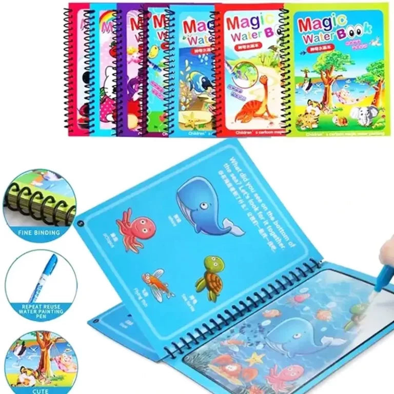 Magic Water Coloring Book for Kids