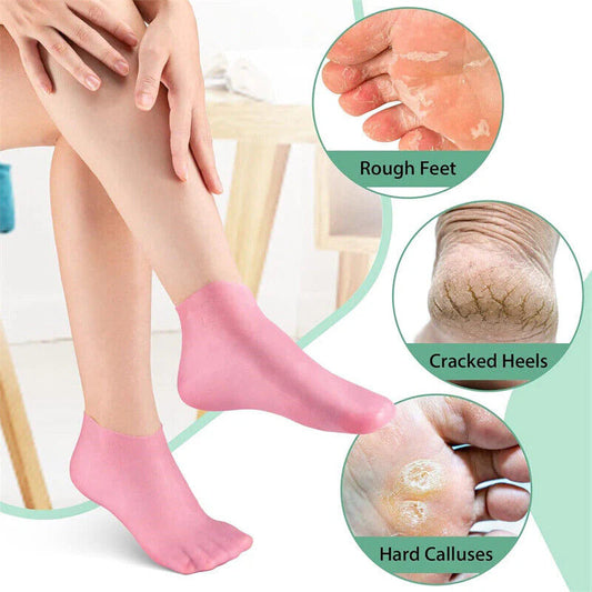 Women Silicone Moisturizing Socks | Pair For Rough & Craked Feet