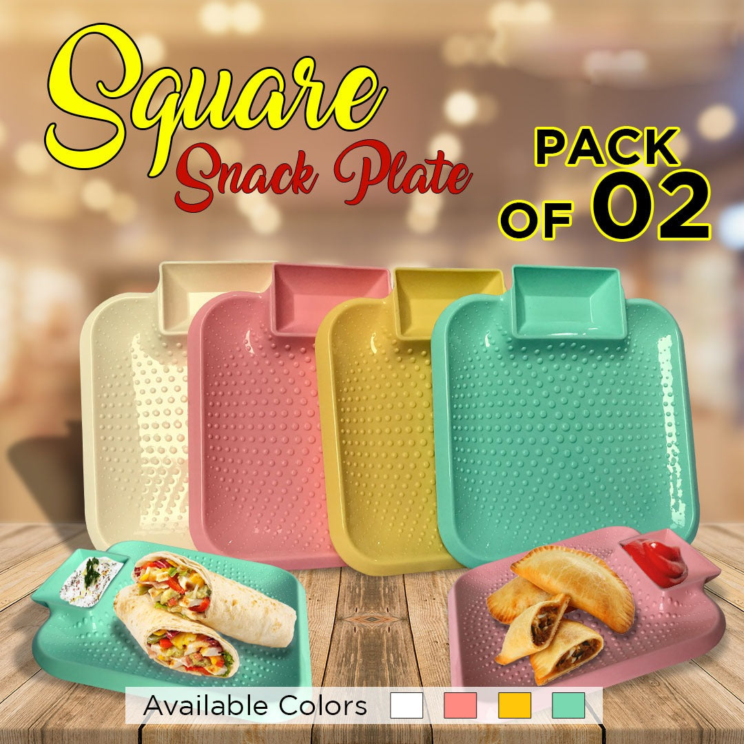 Square Snack Plate