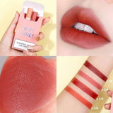 Heng Fang HEY GIRL Matte Wonderful Smoke Tube Lipstick (4 lipstick in one packet)