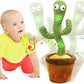 Dancing Cactus Toy for Kids Decoration Holiday Gift with Recording Portable Twisting Music Song